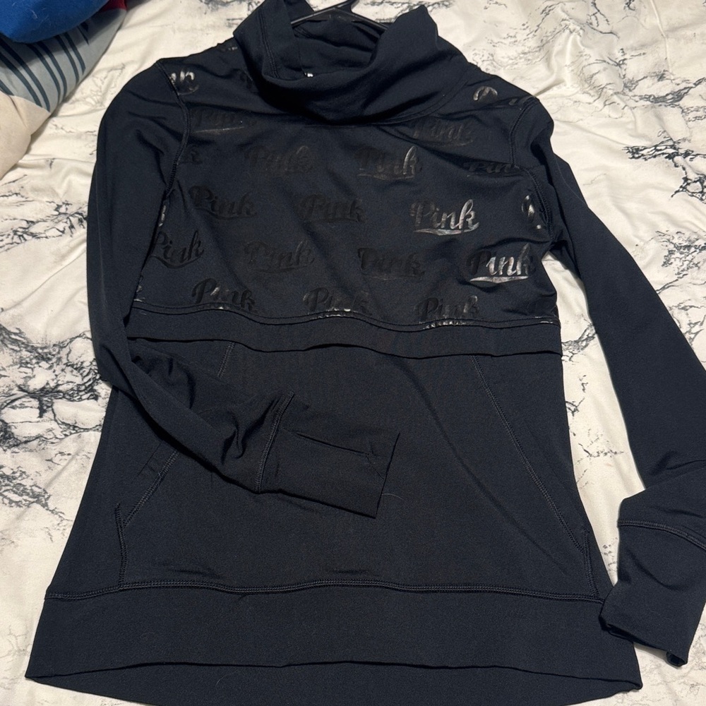 PINK Victoria's Secret Black Sweatshirt